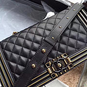 Chanel new original single bag black - 3