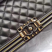 Chanel new original single bag black - 6