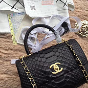 Chanel original snake skin black - 6