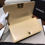 Chanel sheepskin classic rhombic hot mom explosion apricot bronze hardware | 67086  - 3