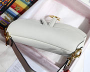 Dior saddle bag white 25 cm - 6