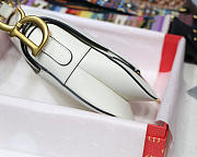 Dior saddle bag white 25 cm - 5