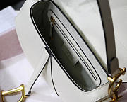 Dior saddle bag white 25 cm - 2