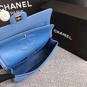Chanel Classic Chevron Flap Bag Light Blue 25cm  - 3