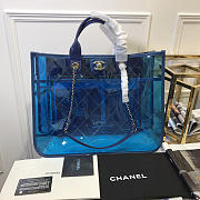 Chanel spring and summer explosions pvc lambskin color transparent handbags - 3