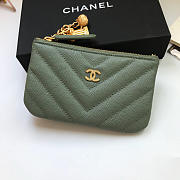 Chanel coin purse 82365 dark green - 5