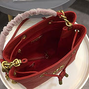 Chanel's latest drawstring bucket bag big red - 5