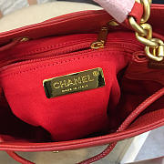 Chanel's latest drawstring bucket bag big red - 2