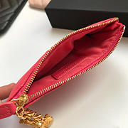 Chanel wallet 82365 red - 2