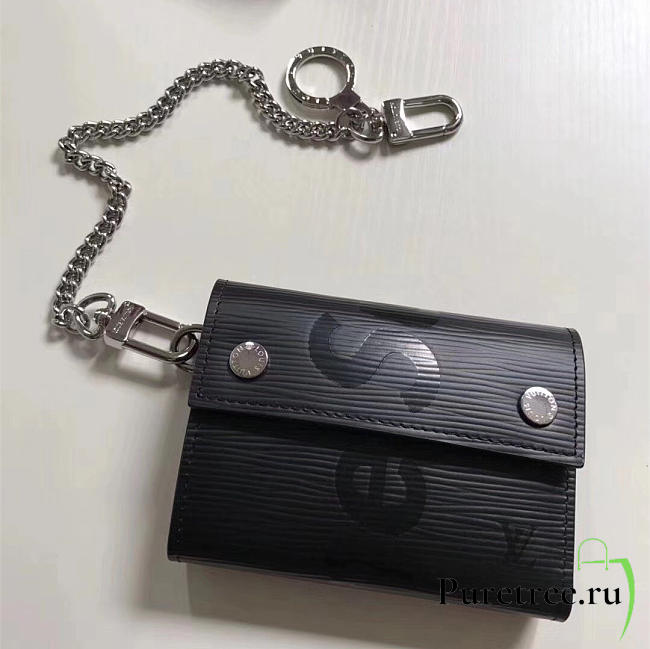 Louis Vuitton Supreme Key Wallet Noir | 3800 - 1