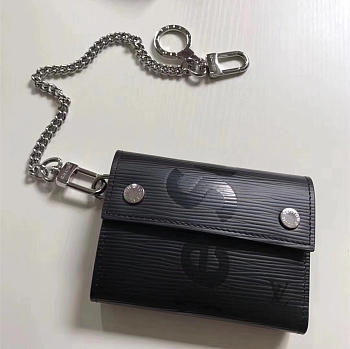 Louis Vuitton Supreme Key Wallet Noir | 3800