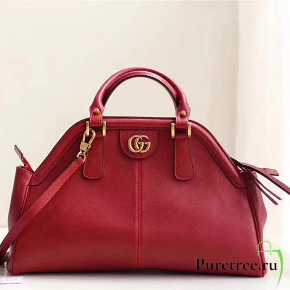 Gucci Medium Top Handle Bag Red | ‎516459  - 1