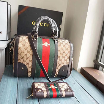 Gucci GG Supreme Handle Bag | 2653
