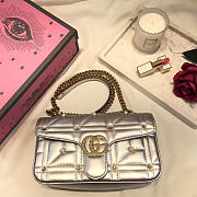 Gucci marmont bag silver | 2641 - 1