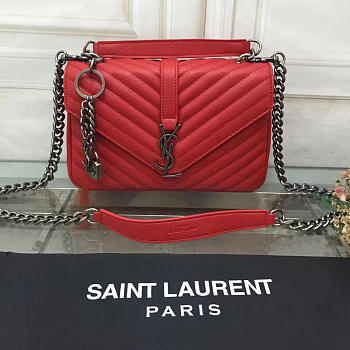 Saint laurent female bag 26608 red medium
