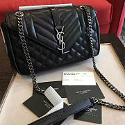 ysl envelop satchel mm black 24 x 15 x 7 cm - 1