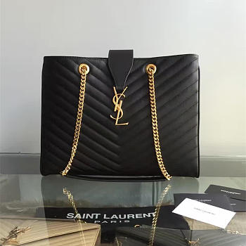 YSL classic shopper gold black | 5132