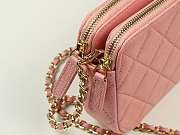 Chanel 2019 new chain bag pink - 6
