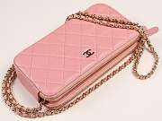 Chanel 2019 new chain bag pink - 2