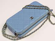 Chanel 2019 new chain bag blue - 5