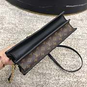 Lv soft trunk clutch canvas printing handbag - 5