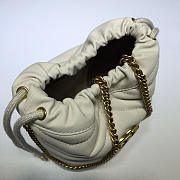 CohotBag gucci white gg marmont gold vuckle leather - 5