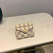 LV Zoé Rivet Inlay Decoration Damier Canvas Wallet - 1