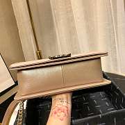 Chanel leboy 2019 pearlescent chain shoulderbag 67086 - 3