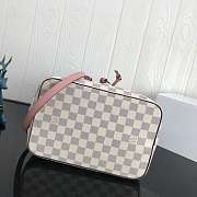 LV neonoe handbag monogram canvas calfskin bucket bag - 5