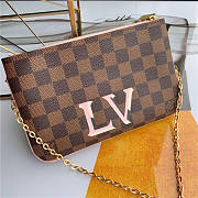 Louis Vuitton pochette double zip bag n60254 - 1