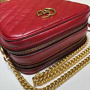 New Gucci shoulder bag  chain bag red  - 5