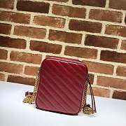 New Gucci shoulder bag  chain bag red  - 4