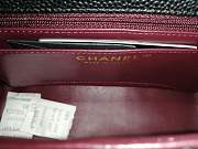 Chanel Mini Caviar Leather Flap Bag Black & Gold Metal 20 cm - 3