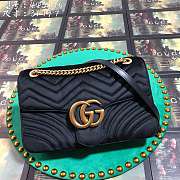Gucci velvet chain bag shoulder bag | 443496 - 1