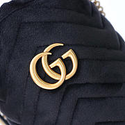 CohotBag gucci black gg marmont gold vuckle leather - 6