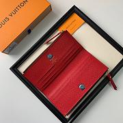 Louis Vuitton Monogram Red Wallet - 6