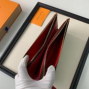 Louis Vuitton Monogram Red Wallet - 5