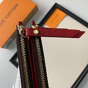 Louis Vuitton Monogram Red Wallet - 3