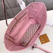 Louis Vuitton Neverfull MM Damier Pink | 3767 - 2