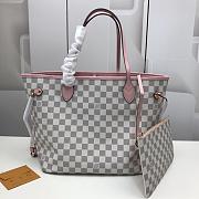 Louis Vuitton Neverfull MM Damier Pink | 3767 - 3