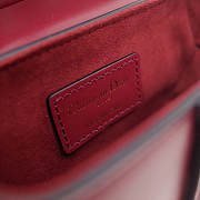 Dior saddle bag original leather rose red | M0446 - 2