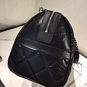 Chanel new boston pillow bag black | AS1322  - 3