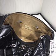 Chanel new boston pillow bag black | AS1322  - 5