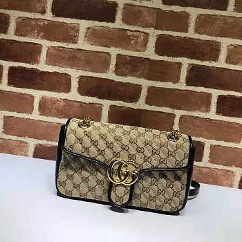 Gucci GG Marmont Small Shoulder Beige