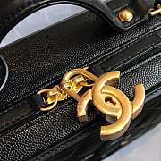 Chanel Vanity Case Black Bag Medium  | A93343 - 5