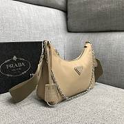 Prada hobo beige nylon  - 5