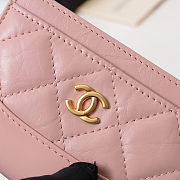 Chanel card case pink  - 5