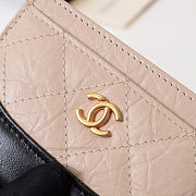 Chanel card case cream - 5