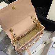 chanel small flap bag as1490 - 3