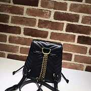 GUCCI | Backpack Black Calfskin 528129 - 19 x 18.5 x 10cm - 5